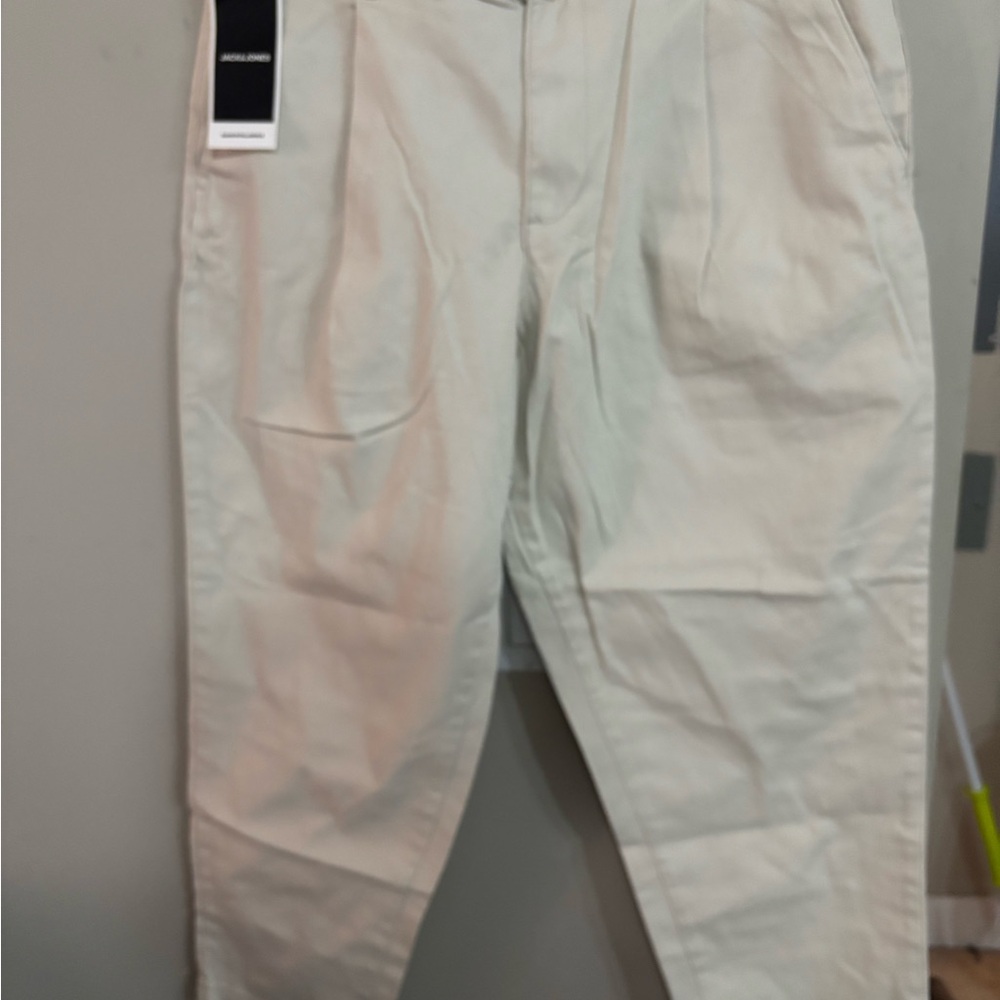 Jack & Jones Men's Light Tan Chinos